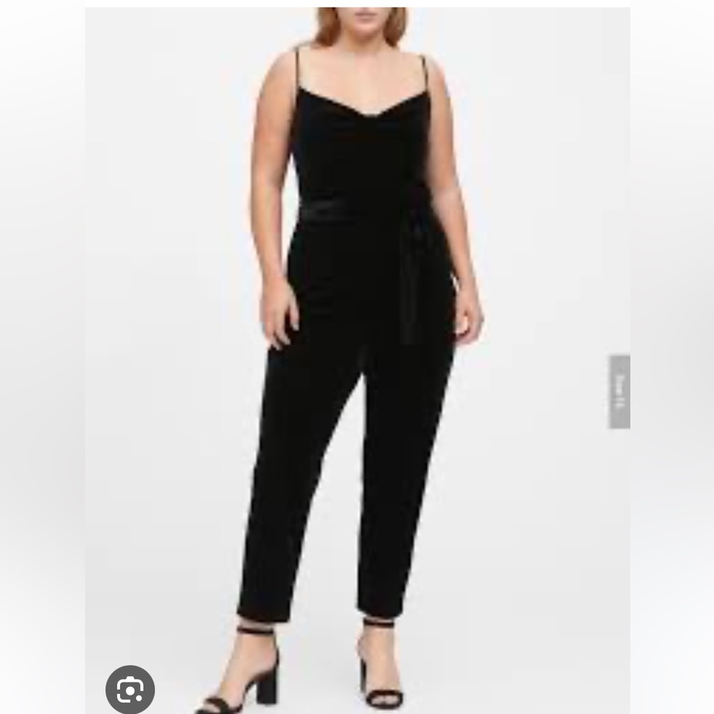 Black Velvet Formal Jumpsuit